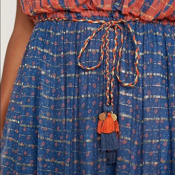 Anthropologie Nora Maxi Dress Sz 8 - Picture 3 of 4